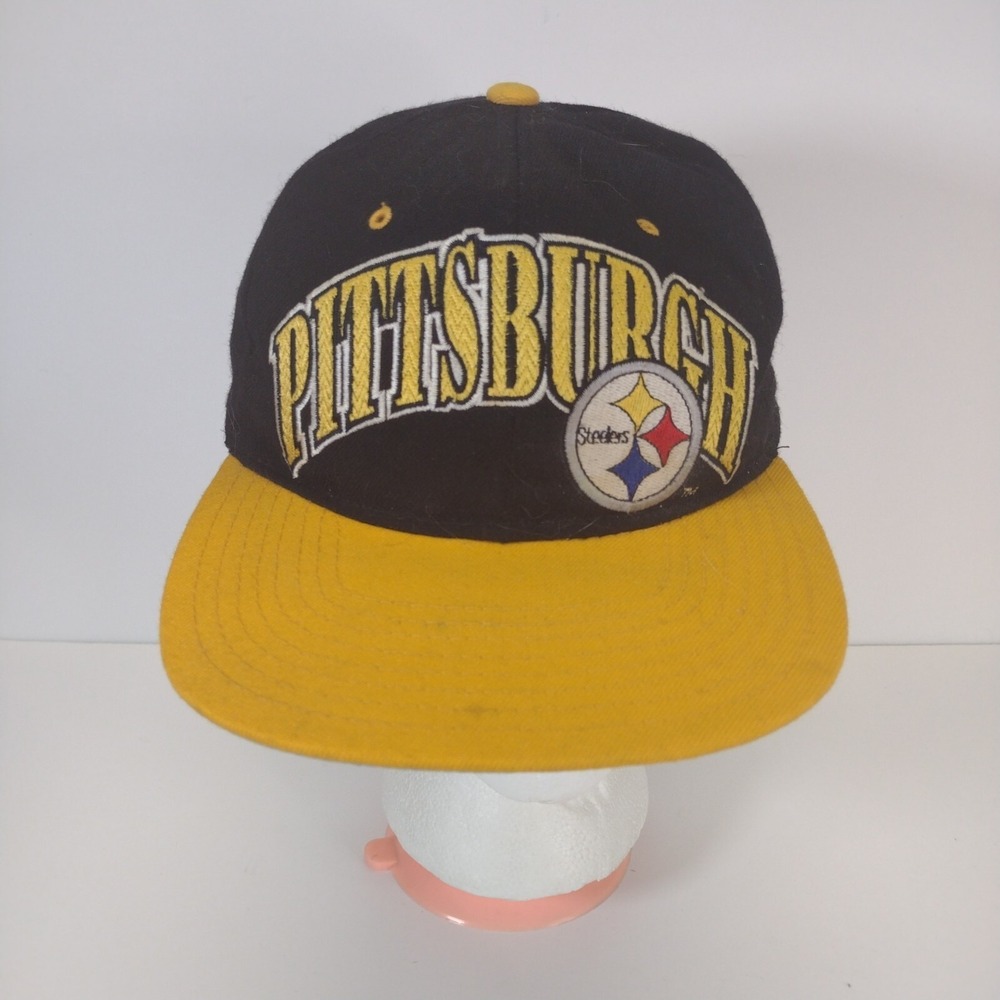 Vintage 90s‎ Pittsburgh Steelers NFL Starter Pro Line Snapback Hat Embroidered